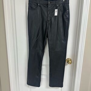 NWT Gap Cheeky Straight leg faux leather pants